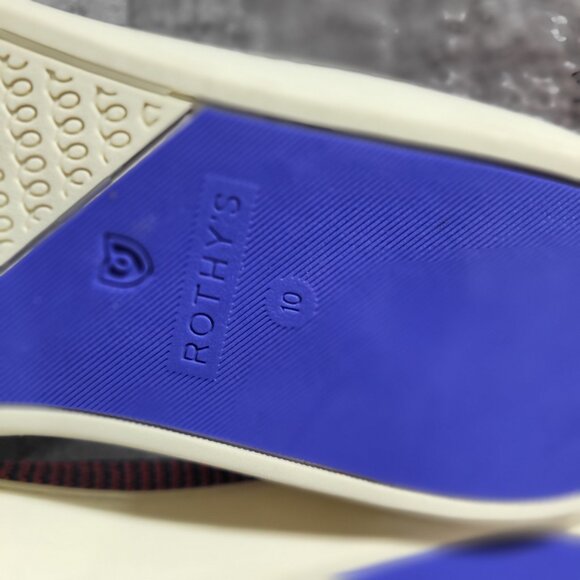 Rothy’s The Sneaker Women's Size 10 US Tangerine Triple Stitch Slip On Shoes - Picture 8 of 12